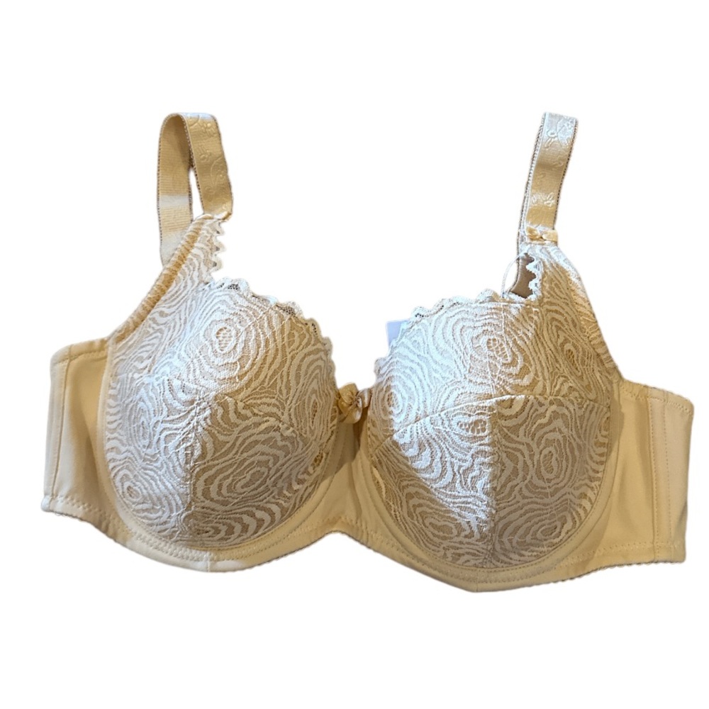 OGET Women Plus Size Push Up Bras Underwire Comfort Lace Bra with Back Support